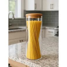 Pote De Vidro Hermetico 2l Macarrao Espaguete Borosilicato