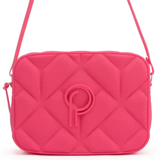 Bolsa Virginia Pralolla Feminina Transversal Emborrachada