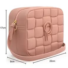 Bolsa Lançamento PVC Transversal Tiracolo Moda Feminina Emborrachada