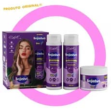 Kit Capilar Beijinhos de Uva (3 itens) BELKIT | Reconstrução capilar