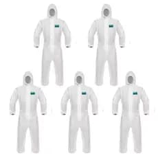 Macacão De Segurança Tyvek Vicsa EPI Pintor e Quimico com Capuz  KIT 5 ENVIO IMEDIADO
