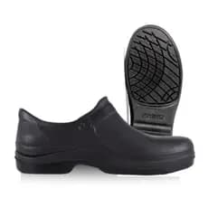 Sapato Preto Profissional Trabalho Enfermagem Uniforme Açougue Cozinha Feminino Masculino