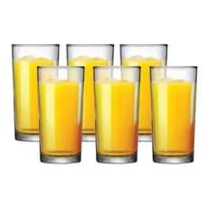 Jogo De Copos Vidro Suco Água Refri Kit 6pcs Copo De Vidro Grosso Copo De Vidro Para Suco Copo Agua