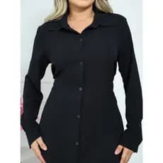 MONNEI Camisa Manga Longa Comprida Duna