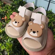 SAPATO INFANTIL BEBÊ URSO RECEM NASCIDO SANDALIA MENINO MENINA