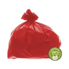 Saco Lixo 0,025mm 100 Litros Vermelho 20un