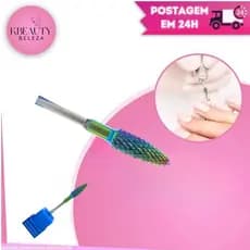Broca de Tungstênio Profissional Para Unhas Com Cabeça Redonda