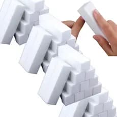 Kit 50 Lixas Bloco Quadrada Polidora Para Unhas Gel Porcelana Polimento de Unha
