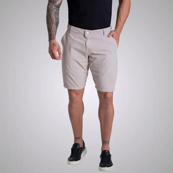 Bermudas Sarja Tradicional Masculina Bermuda Chino Alfaiataria