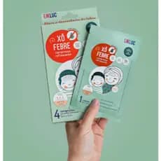Xô Febre Likluc Adesivo Gel Refrescante Infantil 4un | Conforto Térmico Fácil Aplicação