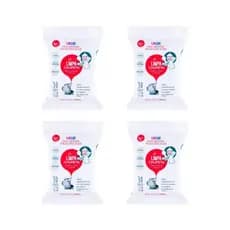 KIT 4 Limpa Chupeta Lenços Umedecidos Higienizadores Likluc Bebê Limpeza Rápida Sem Álcool