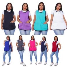 AVENTAL UNIFORME BATA JALECO COLETE PROFISSIONAL UNISEX NAO AMASSA