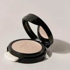 IDUN MINERALS Pó Compacto Base em Pó Foundation Pó de Arroz Powder Puff (+ Puff Recarregável Grátis)