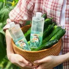 VEGETARIANISM Tônico de Pepino 70% Refrescante 400ml - Hidratante, Calmante, Clareador, Vegano