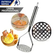 Amassador Espremedor de Batata em Inox Pure Legumes Feijão