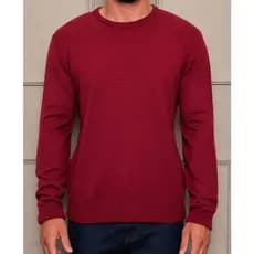 Sueter lisa basica tricot masculino casaco blusa de frio gola redonda manga longa blusa de Lã blusa moletom