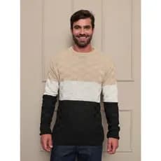Suéter masculino Premium padrão Passe o inverno com mais estilo e elegância.