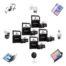 5 Cartão Memória Original 16gb P/câmera Wifi Yoose Intelbras Micro Sd com Adaptador