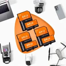 3 Cartão Memória 64gb P/câmeras Segurança Intelbras Original Cartão de Memória Câmera de Segurança