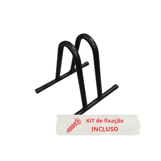 Suporte Para Estacionar Bicicleta Em Pé Bicicletário De Piso 1 Vaga Bike Chão