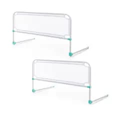 2 Grades Para Cama Proteção Tela Segurança Bebê Idoso Kit 2