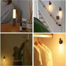 Luz Luminária Automática LED Magnética Sensor De Movimento Inteligente Multifuncional Recarregável