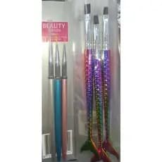 Kit Pinceis Tamanhos diferentes Para Unhas Maquiagem Artesanato