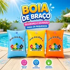 Boia de Braço Inflável Infantil Natação Piscina Verão ABC PROMOÇÃO