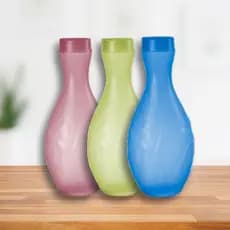 Jarra Moringa 1,5L Plástico Água Suco Garrafa Geladeira Domestico Multiuso Coloridas
