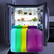 kit 2 Garrafa Geladeira 2L Coloridas Plástico Cozinha Água Domestico Verão Coloridas Moringa