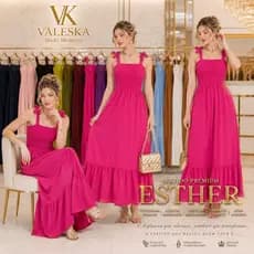 Vestido Feminino longo verão alças ajustáveis lastex FESTA elegante luxo TECIDO PREMIUM CONFORTAVEL