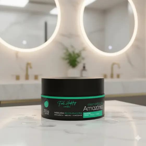 Máscara Restauradora Hidratação Elementos da Amazônia 250gr Feel Happy