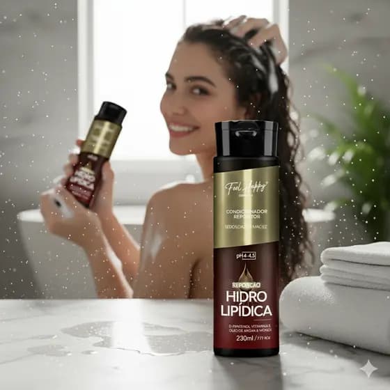 Condicionador Reposição Hidro Lipidica 230ml Feel Happy