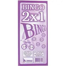 Bloco de Bingo Duplo Tamoio 12 blocos com 100 fls Jornal