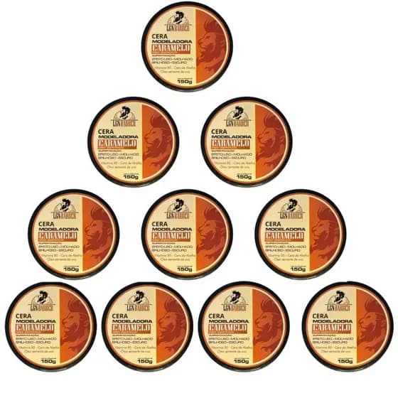 10Unidades cera capilar caramelo 150g - LGN Barber