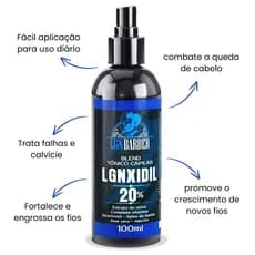 Revitalizador capilar Antiqueda blend Ricino lgn barber 100ml