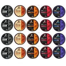 Kit 20 ceras capilares (Incolor, Matte, Caramelo, Black e Teia) 150g a unidade - LGN Barber
