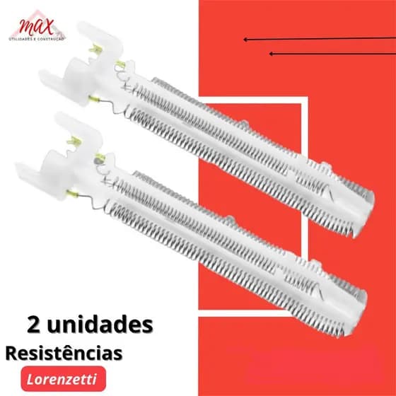 Resistência Tipo Advanced Tipo Lorenzetti 220/7500w -Similar 2UNIDADES