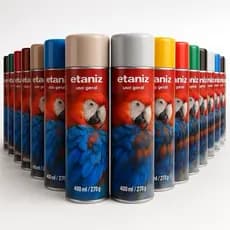 Tinta Spray Uso Geral Etaniz Secagem Rápida Uso Interno/Externo 400ML  Alta Qualidade de cor