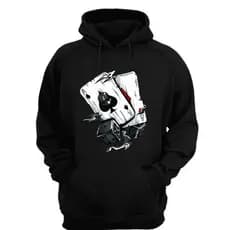 MOLETOM BLUSA DE FRIO CANGURU ALGODÃO PERSONALIZADA BARALHO Estiloso