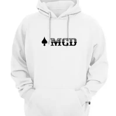 Moletom MCD Blusa De Frio Unissex Modelo Canguru Mcd