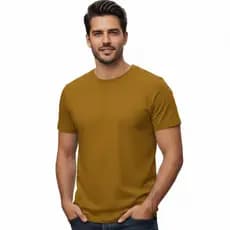 Camiseta Masculina Slim Casual Lisa