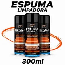 Kit 3 Limpa Espuma Orbi 300ml Multiuso Limpeza Para Sofá Banco de Carro Tapetes Estofados Tênis