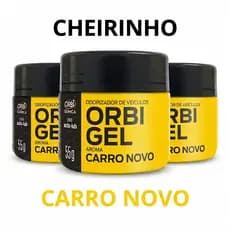 Kit 3 Cheirinho Carro Novo 55g Odorizador Ambientes Para Veiculos Carro Automotivo Longa Duração