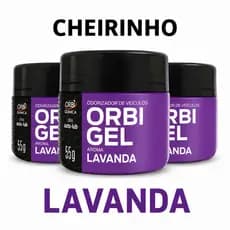 Kit 3 Cheirinho Lavanda 55g Odorizador Aromatizante Para Carro Ambientes Longa Duração Automotivo