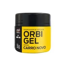 Aromatizante Carro Novo Orbi Gel 55g Cheirinho Para Carro Odorizador Automotivo e Ambientes