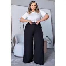 Blusa Básica Laura 100% Algodão Plus Size
