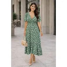 Vestido Jasmim Floral