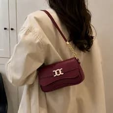 Bolsa  Ombro  Feminina Pequena Elegante Perfeita Viral do momento Bolsinha corrente