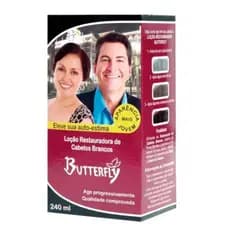 Loção Restauradora de Cabelos Brancos 240Ml - Butterfly